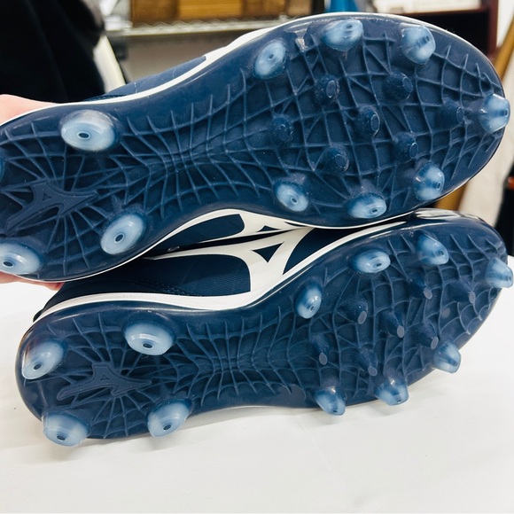 Mizuno Women's 9-Spike Advanced Finch Elite 5 TPU Softball Cleats in navy - Picture 6 of 6